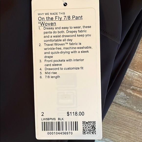 Lululemon On The Fly Pant size 2 - Picture 2 of 7